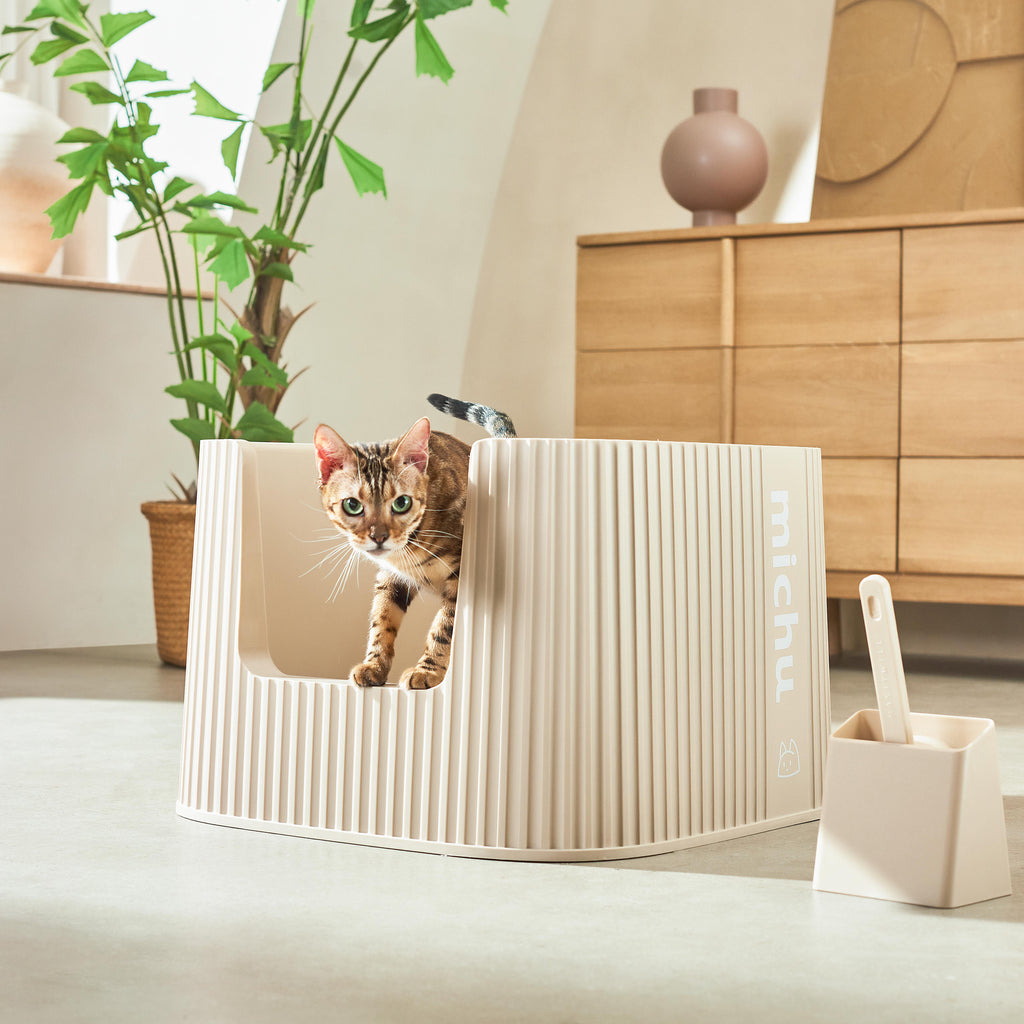 Michu XXL BoBa Deluxe Cat Litter Box - Spacious Design