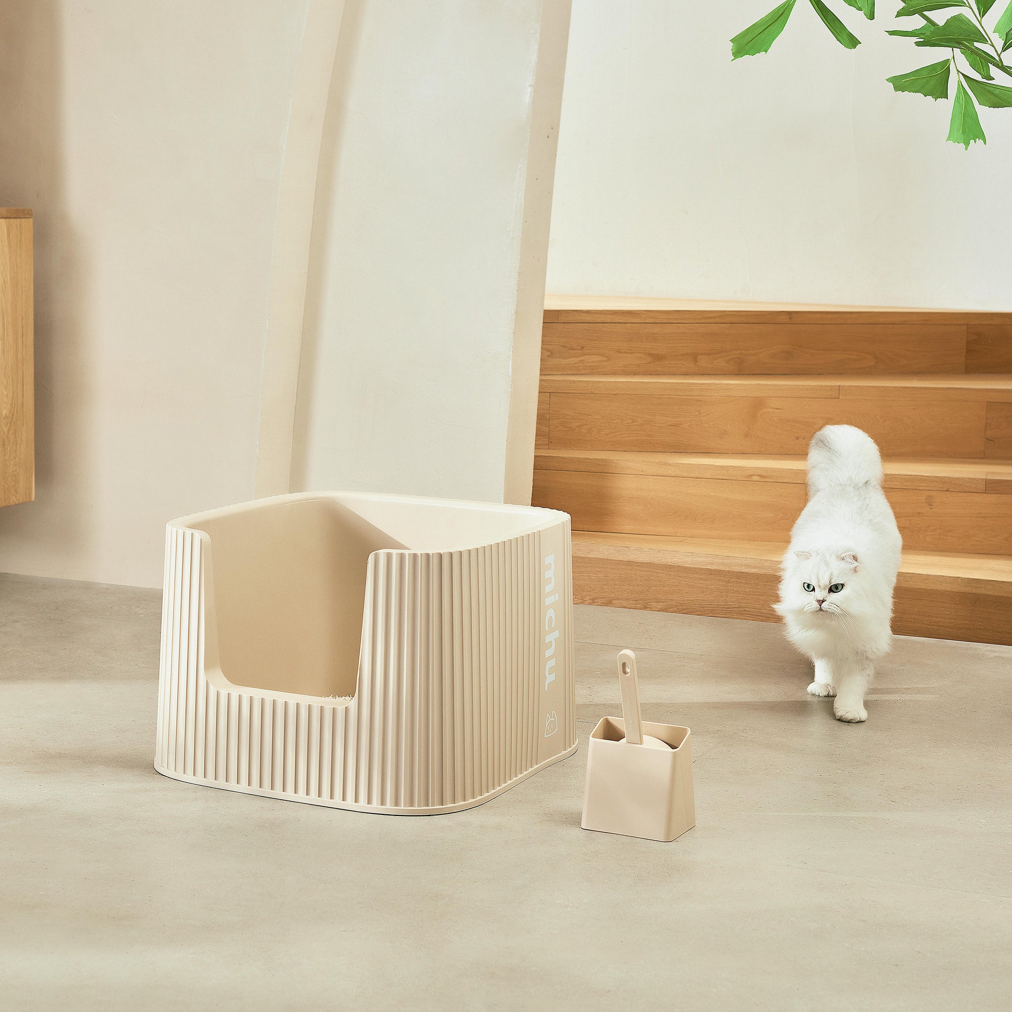 XXL Deluxe Cat Litter Box - Spacious, Clean, and Comfortable