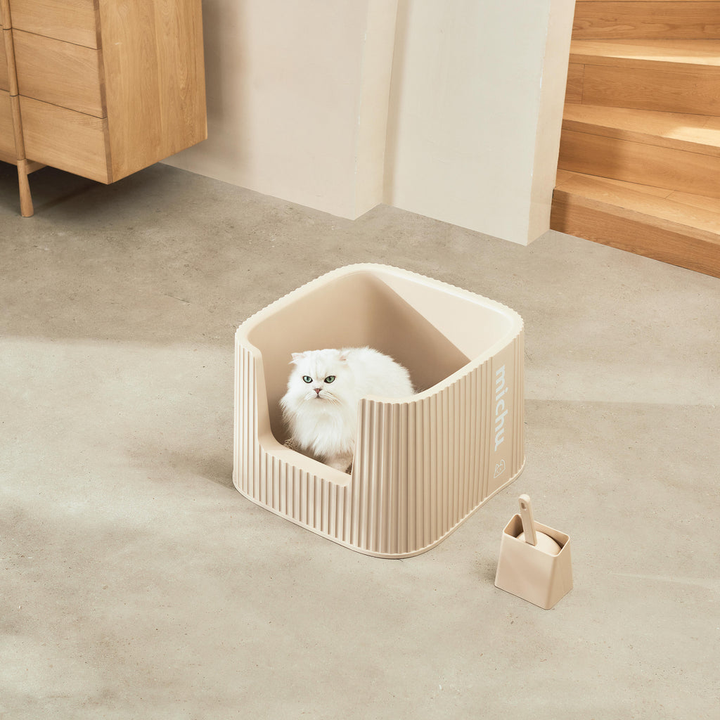 Michu XXL BoBa Deluxe Cat Litter Box - Spacious Design