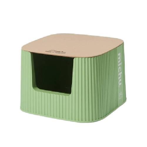 Michu XXL Sage Deluxe Cat Litter Box - Spacious Design